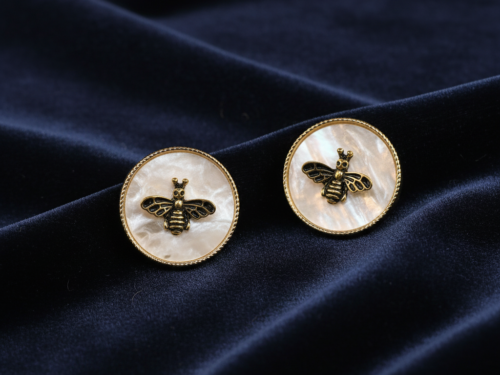 Royal Bee Stud Earrings